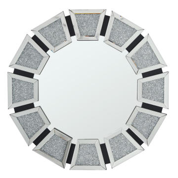 Crystal diamond MDF mirror hanging mirror